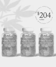 Load image into Gallery viewer, Full Spectrum Hemp Gummies for Hair - 3 Month Supply